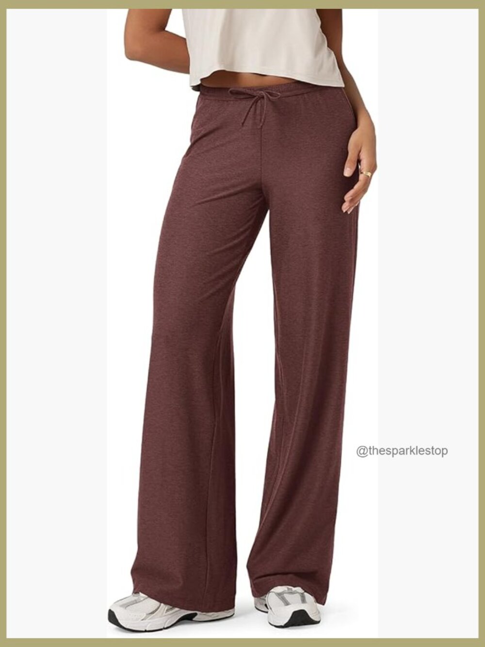Ultra Soft Wide Leg Pajama Lounge Pants with Drawstring Waist UPF 50+